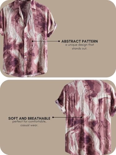 Leriya Fashion Men's Rayon Regular Fit Shirt Casual Stylish | Short Sleeve | Printed Shirts| Summer - Authentic Leriya Clothing | UrbanThreads - Image 3
