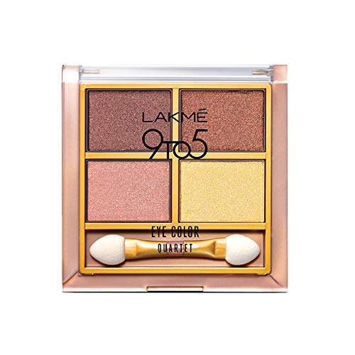 Lakme 9 to 5 Eye Color Quartet Eye Shadow Desert Rose 7g - Image 2