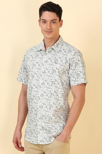Allen Solly Men Cotton Blend Regular Fit Shirt - Image 3