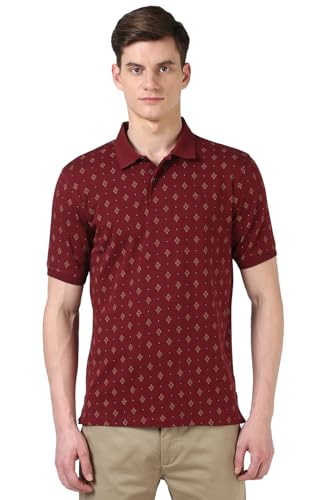 Peter England Men's Cotton Regular Fit Polo T-Shirt - Image 2