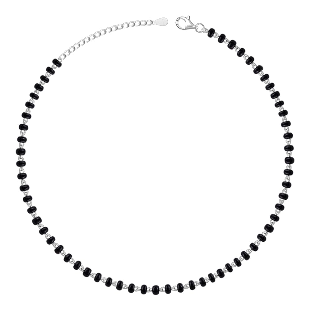 GIVA 925 Silver Swaying Shadows Anklet for Women