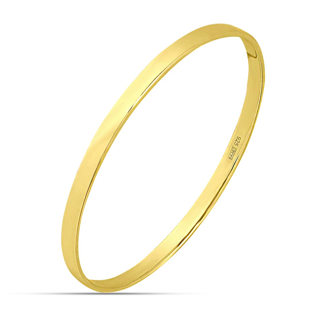 ZAVYA 925 Sterling Silver Bangle |Gift for Women & Girls | With Authenticity Certificate & 925 Stamp - Authentic ZAVYA Fashion | UrbanThreads