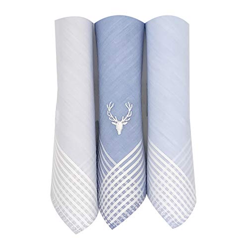 Allen Solly Men's Cotton Pastel Multicolour Handkerchief Pack of 3 - Image 2