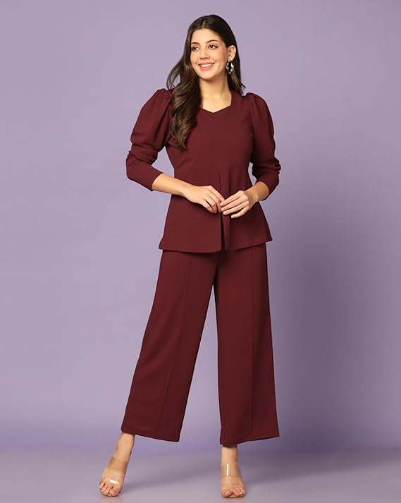 Leriya Fashion Women Co Ord Set for Women | Co Ord Set for Women Stylish | Festive Co Ord Set for Wo - Authentic Leriya Fashion | UrbanThreads - Image 4
