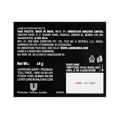 Lakme Glitterati Face Palette Night Diva High Pigment - Image 4