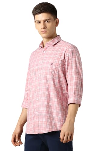 Louis Philippe Men's Cotton Silk Touch Slim Fit Casual Shirt - Image 4