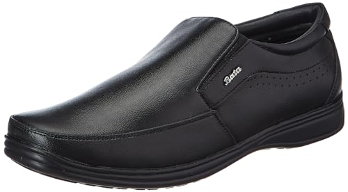 Bata Timeless Leather Slip-On Shoes | UrbanThreads.in - Image 2