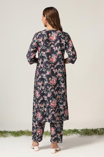 Leriya Fashion Rayon Alia Cut Kurta Set For Women | Alia Cut Kurta Set For Women | Ethnic Co-Ord Set - Authentic Leriya Clothing | UrbanThreads - Image 5
