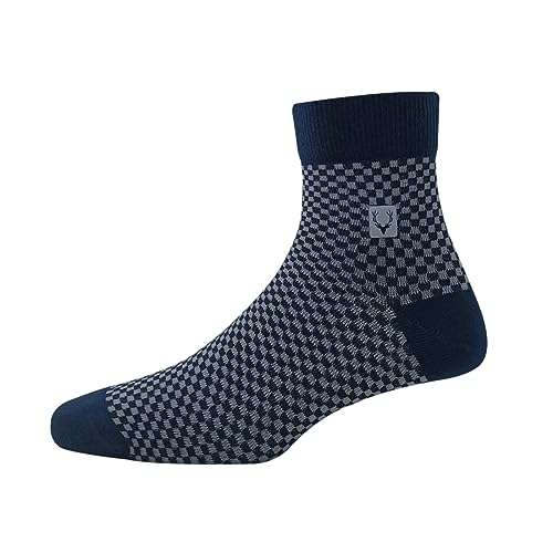 Allen Solly Men's Cotton Quarter Length Socks Pack of 3 - Image 4