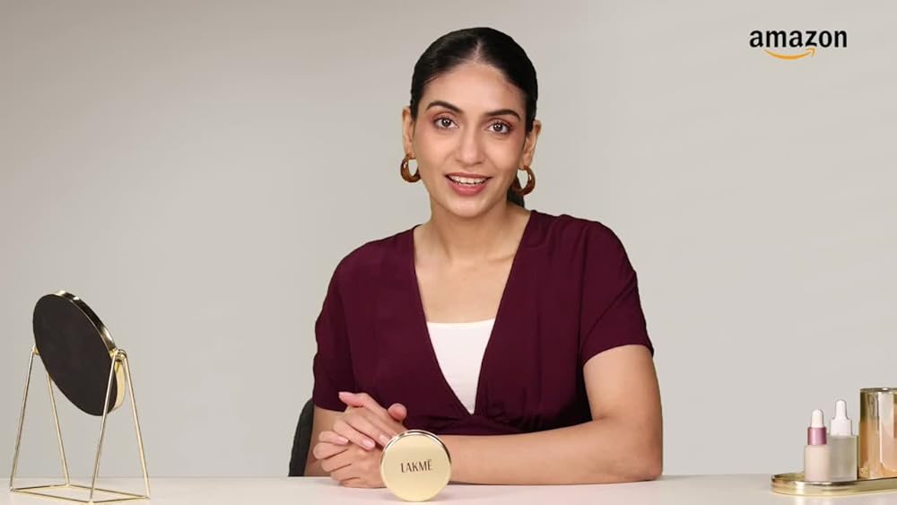 LAKMÉ 9 To 5 Matte Powder Foundation Compact Silky Golden 9G - Image 3