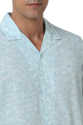 Peter England Men Cotton Casual Half Sleeve Shirt - Image 5