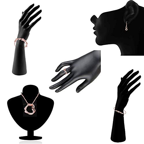 Om Jewells Rose Gold Jewellery Combo 2 Adjustable Bracelets - Image 3