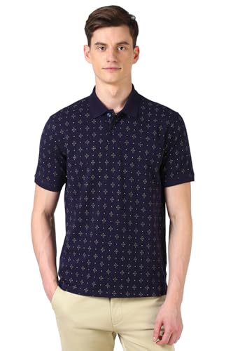 Peter England Men's Cotton Regular Fit Polo T-Shirt - Image 2