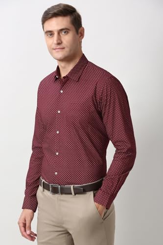 Peter England Men's Printed Formal Shirt 100% Cotton - Image 3