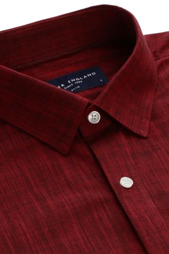 Peter England Men's Slim Fit Full Sleeve Formal Shirt - Image 3