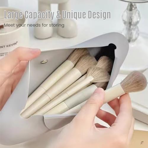 MAYCREATE Makeup Brush Holder Silicone Travel Pouch Case - Image 5