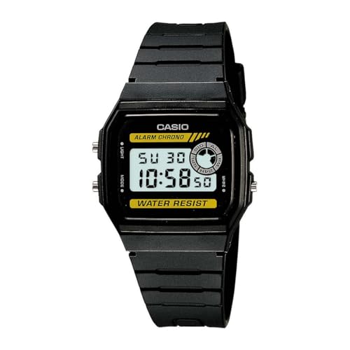 Casio F-94Wa-9Dg Unisex Digital Watch Grey Dial Black Strap - Image 2