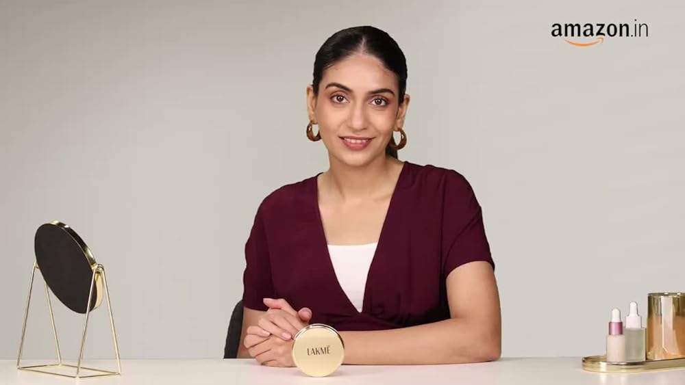 Lakmé 9to5 Rose Silk Compact Primer Matte Foundation - Image 3
