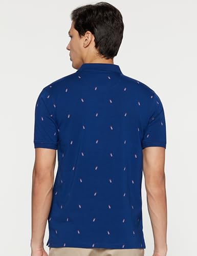 Peter England Men's Cotton Regular Fit Half Sleeve Polo T-Shirt - Image 4