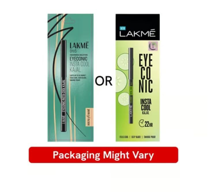 Lakme Eyeconic Insta Cool Kajal Black Cooling Kohl Liner - Image 4