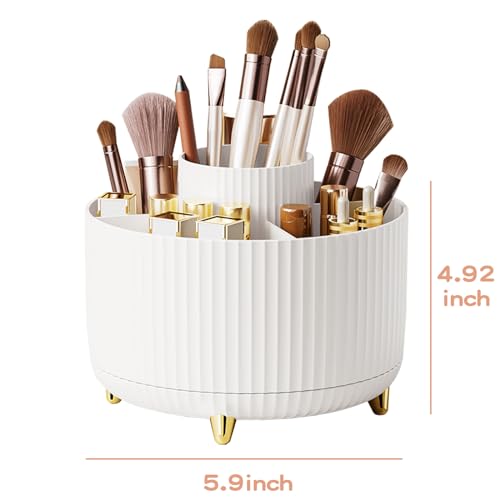 Zeinwap 360° Rotating Makeup Brush Holder Organizer - Image 4