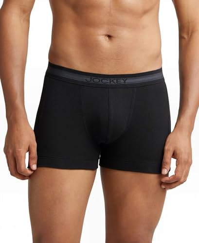 Jockey 1015 Men's Super Combed Cotton Rib Solid Trunk - Image 2