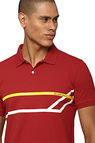 Allen Solly Men's Cotton Solid Regular Fit Polo Shirt - Image 5