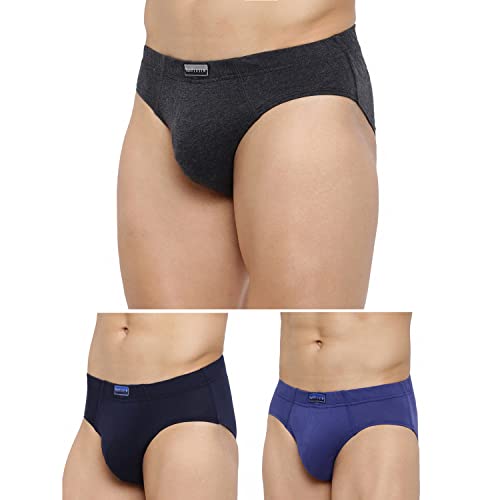 Van Heusen Men 100% Cotton Brief - Pack of 3 - Anti Bacterial, Colour Fresh, Moisture Wicking - Authentic Van Fashion | UrbanThreads - Image 2