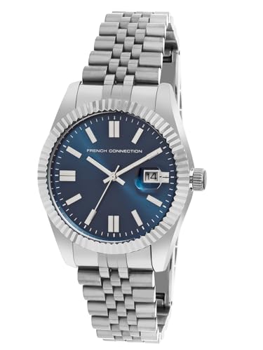 French Connection Blue Dial Stainless Steel Watch - Image 5