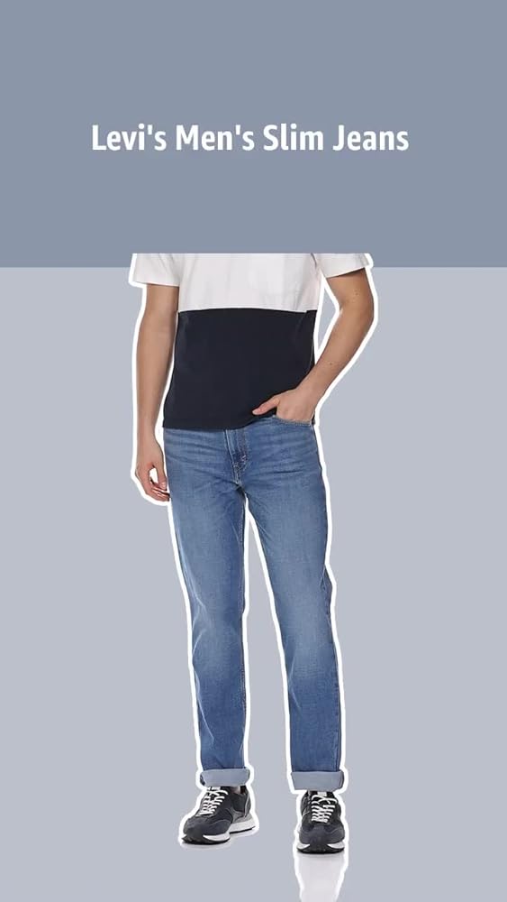 Levi's Men's 511 Slim Fit Mid Rise Jeans - Image 3