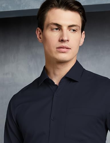 Symbol Men's Wrinkle-Resistant Regular Fit Cotton Formal Shirt - Image 5