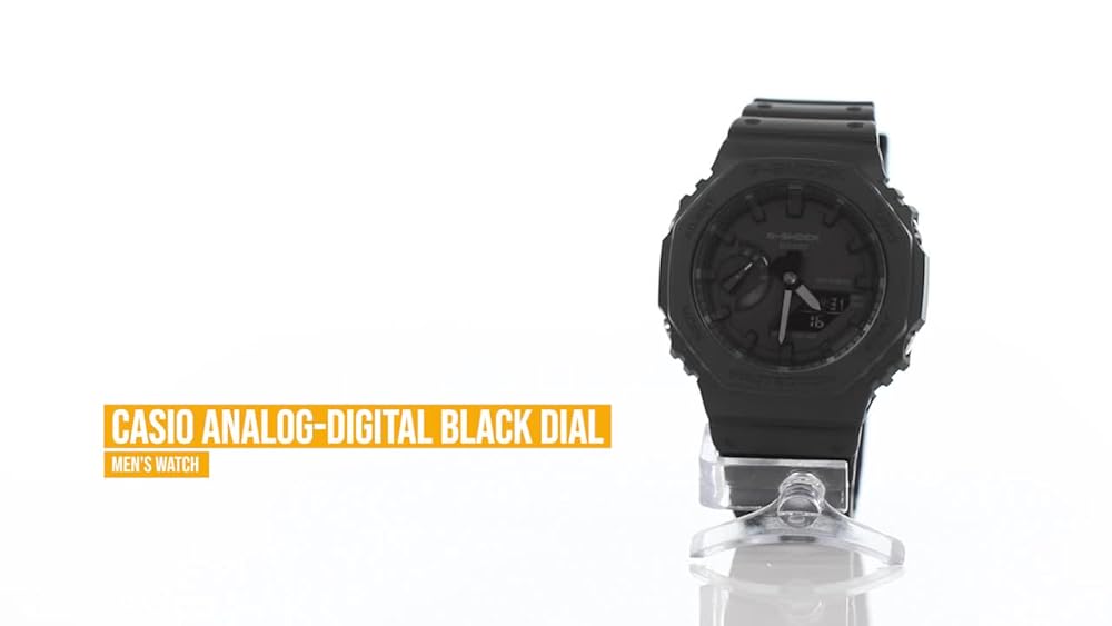 Casio G-Shock GA-2100-1A1DR Black Analog-Digital Men's Watch - Image 3