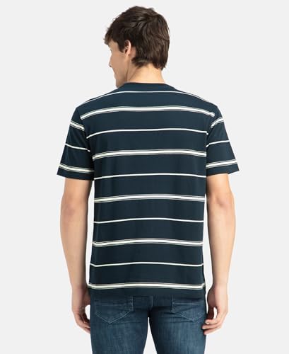 Jockey 2715 Men's Striped Cotton Half Sleeve T-Shirt - Image 4