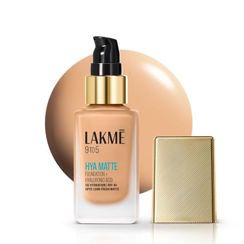 Lakme 9to5 Hya Matte Foundation Cool Rose 25ml - Image 2