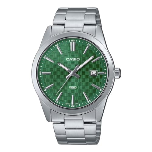 Casio Enticer Analog Green Dial Men MTP-VD03D-3A1UDF - Image 2