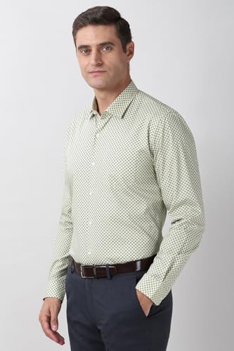 Peter England Men's Printed Formal Shirt 100% Cotton Full Sleeves - Image 3
