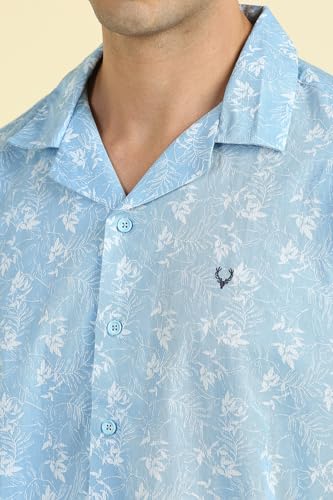 Allen Solly Men Cotton Regular Fit Resort Collar Shirt - Image 5