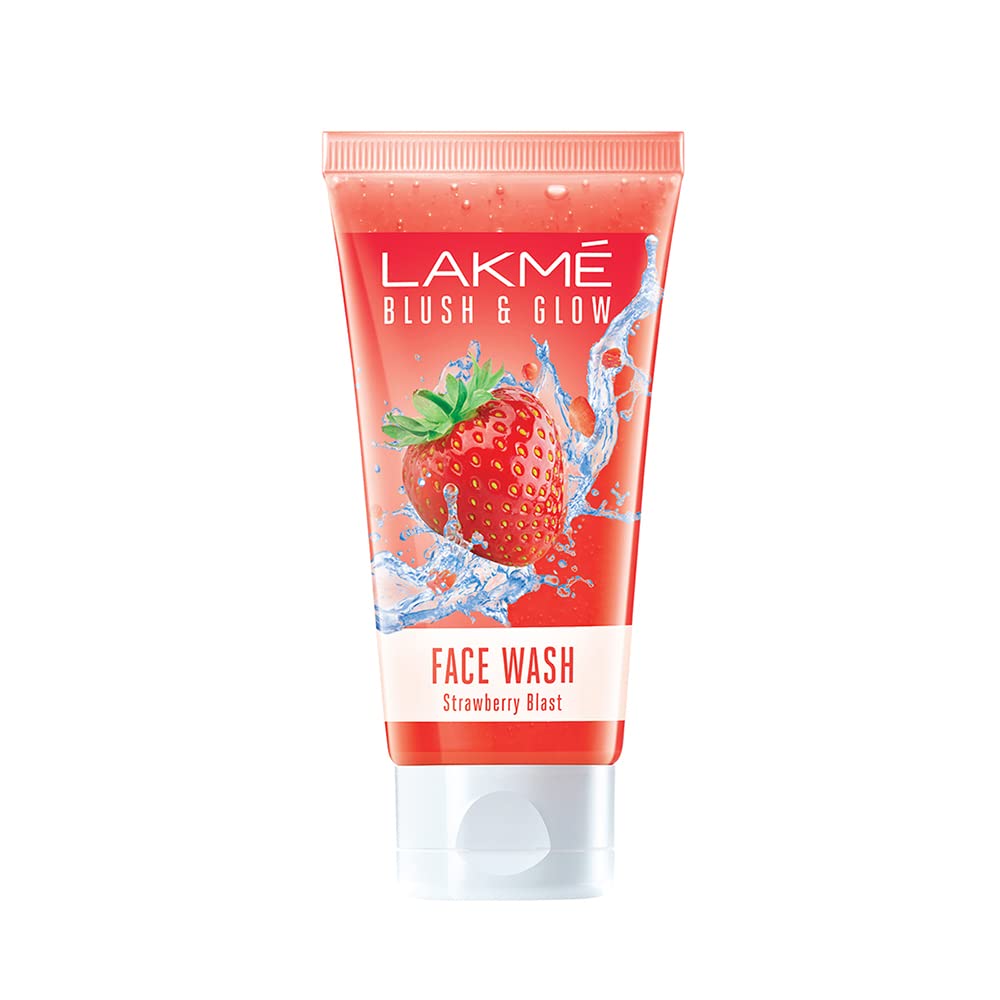 Lakme Blush & Glow Strawberry Gel Face Wash 150 g