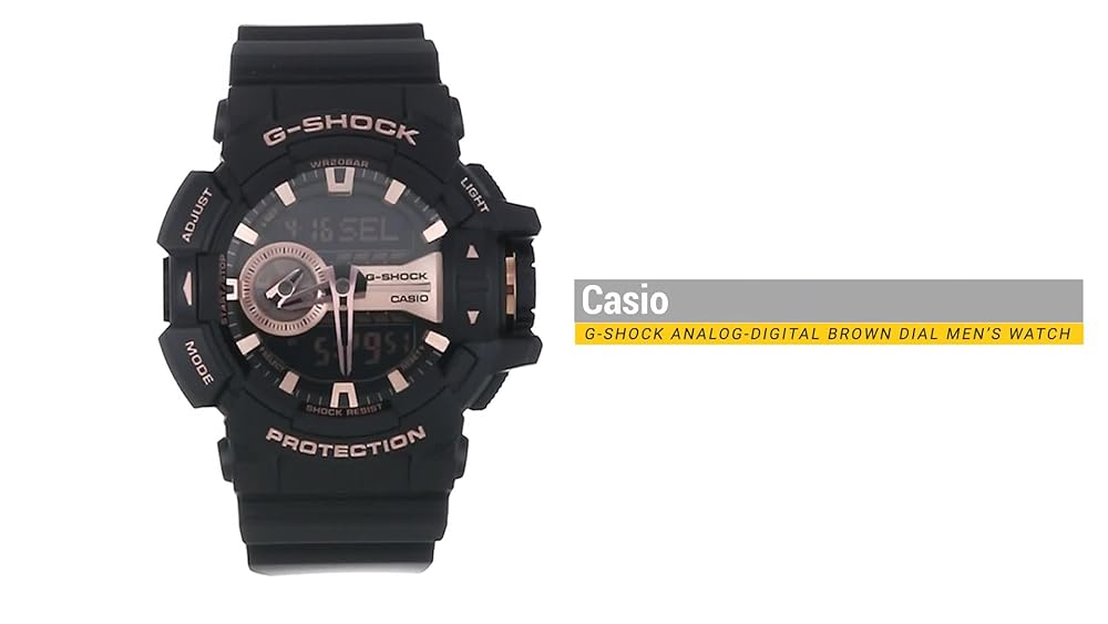 Casio G-Shock Black Gold Analog-Digital Watch - Image 3