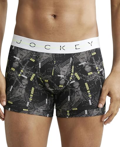 Jockey NY02 Men's Combed Cotton Elastane Stretch Trunk - Image 2