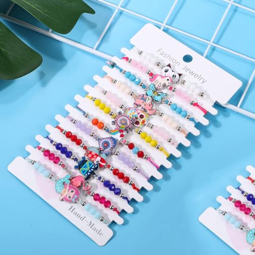 Shining Diva 12PCS Stylish Bracelets for Girls Kids - Image 3