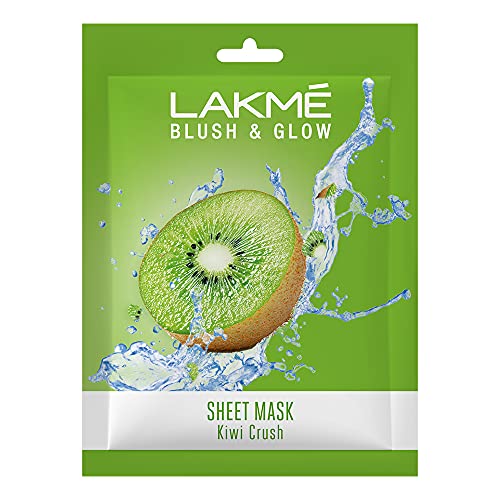 Lakmé Blush & Glow Kiwi Sheet Mask Instant Hydration - Image 2