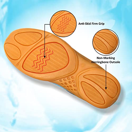 Nivia Flash 2.0: Blue Badminton & Court Shoes for Men | UrbanThreads - Image 4