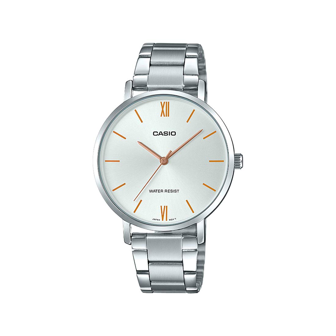 Casio Silver Analog Watch Women