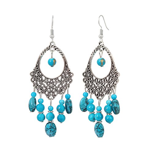 UrbanThreads Oxidized Silver Earrings for Women - Image 2