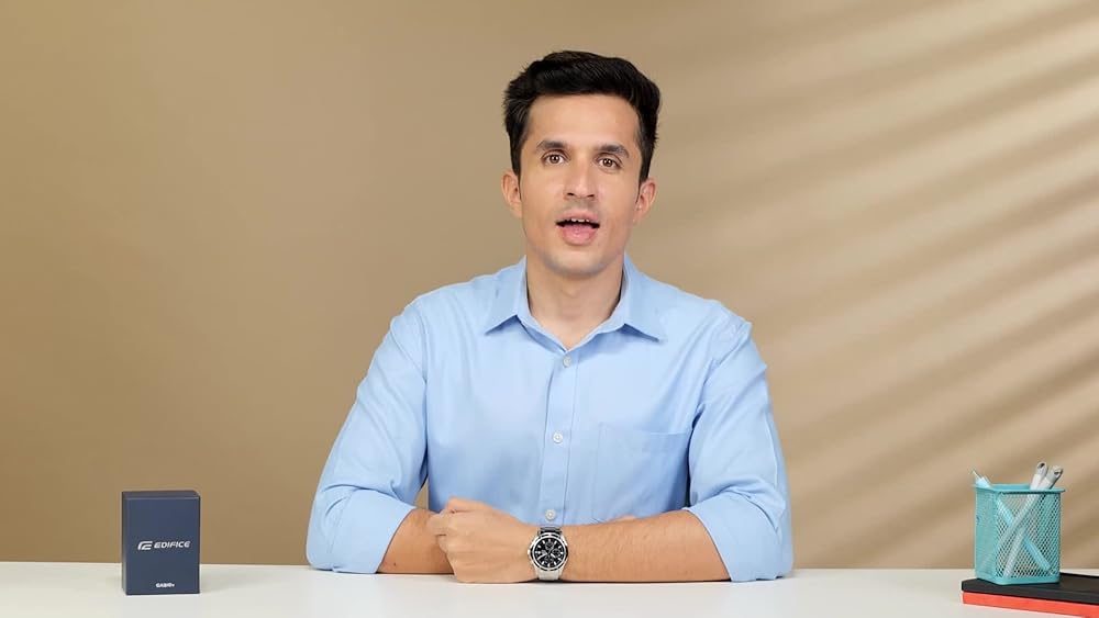 Casio Edifice EFR-526D-1AVUDF Black Analog Dial Men's Watch - Image 3