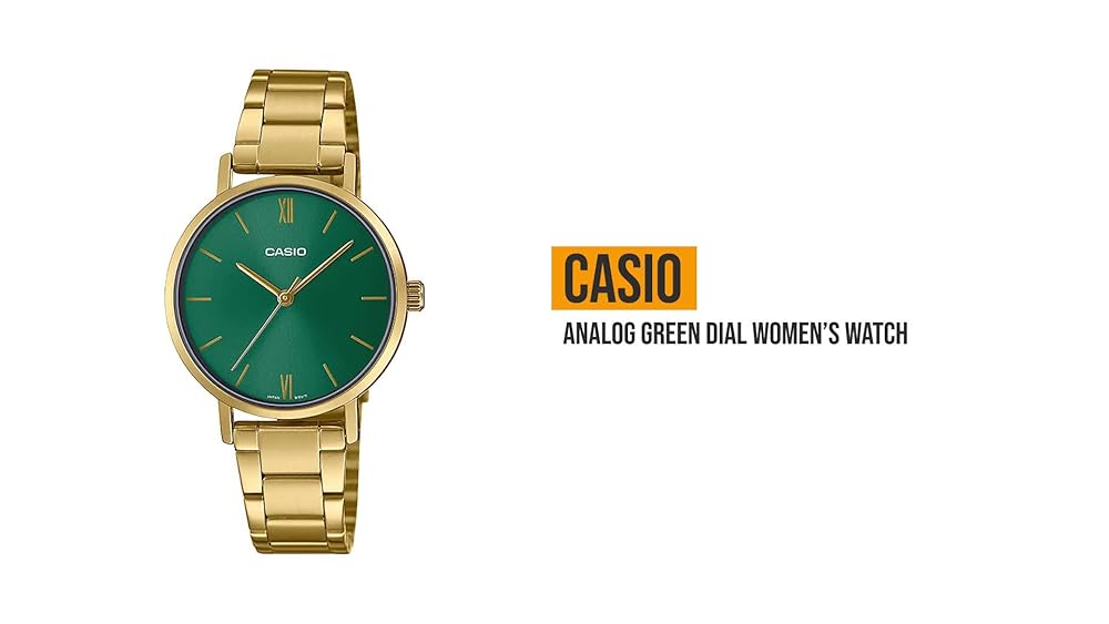 Casio Enticer LTP-VT02G-3AUDF Green Dial Women's Watch - Image 3