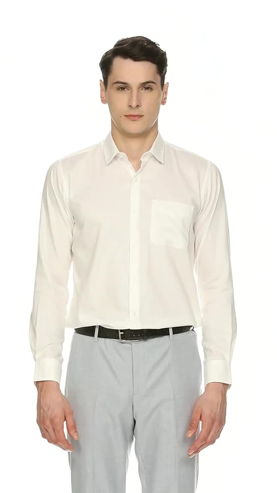Peter England Men's Cotton Regular Fit Shirt - Image 3