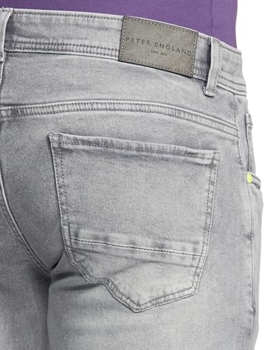Peter England Men's Skinny Fit Mid Washed Jeans - Image 4