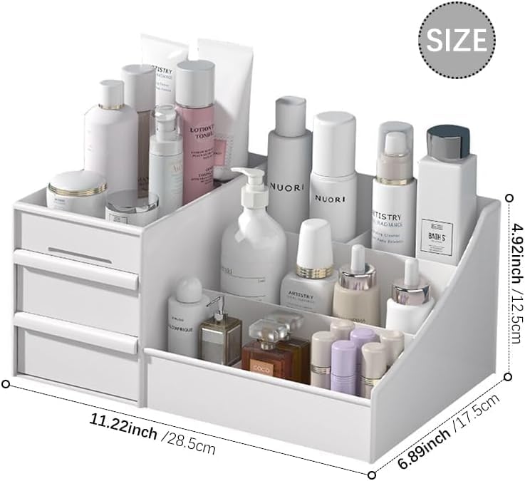 Boniry Makeup Organizer with Drawers Plastic Storage Box - Image 4